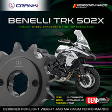 Load image into Gallery viewer, Sprocket For Benelli TRK 502X (2017 Onwards) - Front - CPF50-29053-14T - CRANK1