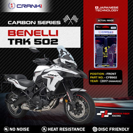 Carbon Brake Pads For Benelli TRK 502 (2017 Onwards) - Front - CFB902 - 2 Sets - CRANK1