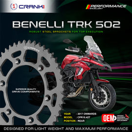 Sprocket For Benelli TRK 502 (2017 Onwards) - Rear - CPR15.42T - CRANK1