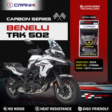 Load image into Gallery viewer, Carbon Brake Pads For Benelli TRK 502 (2017 Onwards) - Rear - CFB896 - 1 Set - CRANK1
