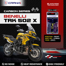 Load image into Gallery viewer, Carbon Brake Pads For Benelli TRK 502 X (2021) - Front - CFB902 - 1 Set - CRANK1