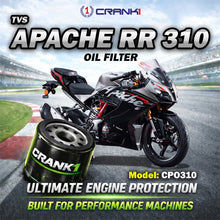 Load image into Gallery viewer, Oil Filter For TVS Apache RR 310 - CPO310 - CRANK1