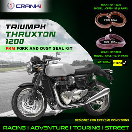 Fork And Dust Seals Kit For Triumph Thruxton 1200 (2017-2020) - CRANK1