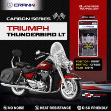 Load image into Gallery viewer, Carbon Brake Pads For Triumph Thunderbird LT (2017) - Front - CFB083 - 2 Sets - CRANK1