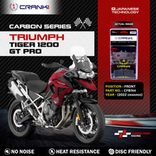 Load image into Gallery viewer, Carbon Brake Pads For Triumph Tiger 1200 GT Pro (2022 Onwards) - Front - CFB744 - 2 Sets - CRANK1