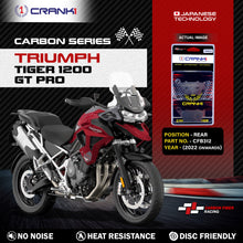 Load image into Gallery viewer, Carbon Brake Pads For Triumph Tiger 1200 GT Pro (2022 Onwards) - Rear - CFB312 - 1 Set - CRANK1