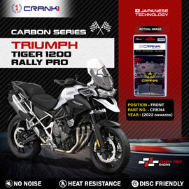 Carbon Brake Pads For Triumph Tiger 1200 Rally Pro (2022 Onwards) - Front - CFB744 - 2 Sets - CRANK1