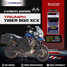 Carbon Brake Pads For Triumph Tiger 800 XCX (2015-2017) - Rear - CFB041 - 1 Set - CRANK1