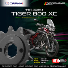 Load image into Gallery viewer, Sprocket For Triumph Tiger 800 XC (2011-2014) - Front - CPF520.16T - CRANK1