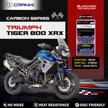Load image into Gallery viewer, Carbon Brake Pads For Triumph Tiger 800 XRX (2015-2017) - Rear - CFB041 - 1 Set - CRANK1