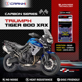 Carbon Brake Pads For Triumph Tiger 800 XRX (2015-2017) - Rear - CFB041 - 1 Set - CRANK1