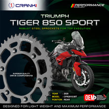 Load image into Gallery viewer, Sprocket For Triumph Tiger 850 Sport (2020) - Rear - CPR2015.50T - CRANK1