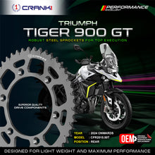 Load image into Gallery viewer, Sprocket For Triumph Tiger 900 GT (2024 Onwards) - Rear - CPR2015.50T - CRANK1