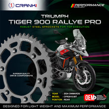 Load image into Gallery viewer, Sprocket For Triumph Tiger 900 Rally Pro (2024 Onwards) - Rear - CPR2015.50T - CRANK1