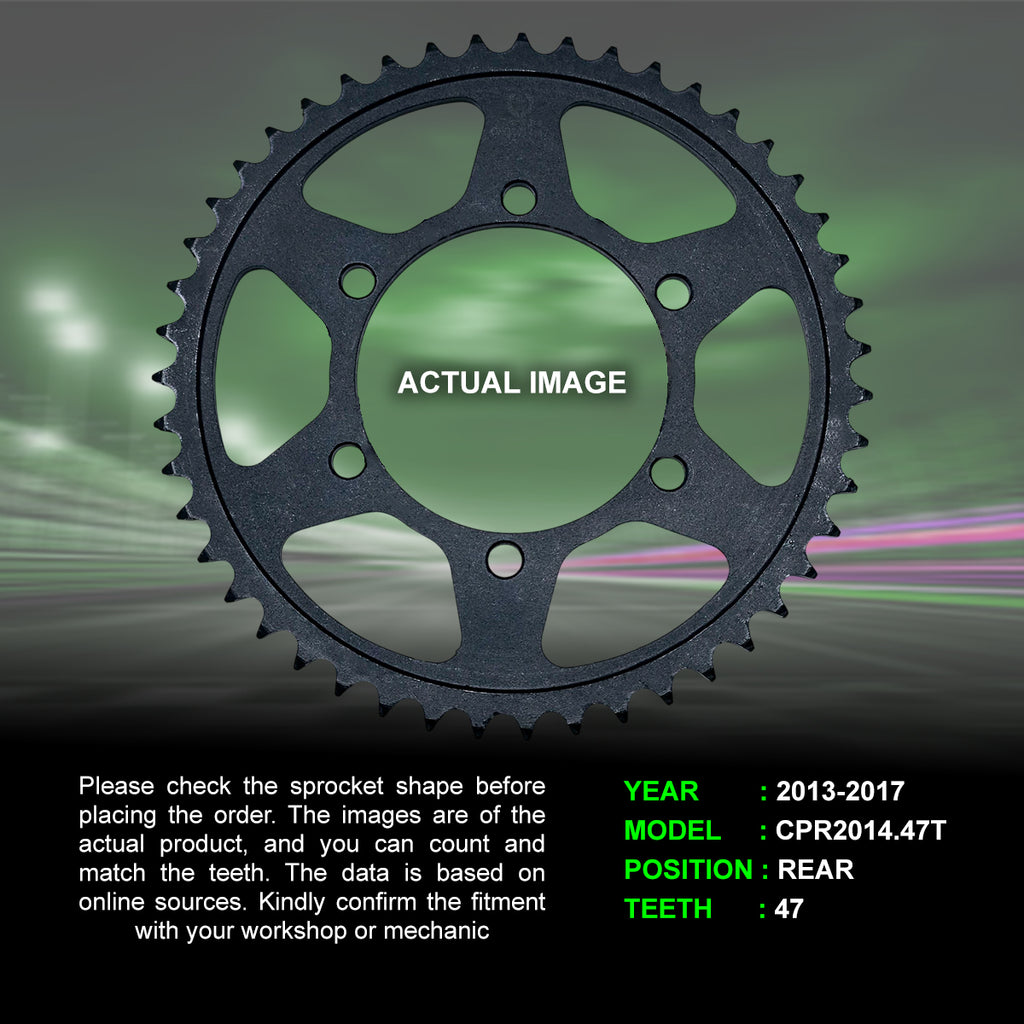 Chain And Sprocket Kit For Triumph Daytona 675 (2013-2017) - CRANK1