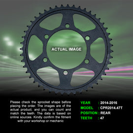 Sprocket For Triumph Street Triple 675 R (2014-2016) - Rear - CPR2014.47T - CRANK1
