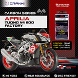 Carbon Brake Pads For Aprilia Tuono V4 1100 Factory (2017-2020) - Front - CFB744 - 2 Sets - CRANK1