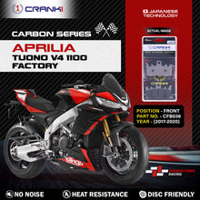 Load image into Gallery viewer, Carbon Brake Pads For Aprilia Tuono V4 1100 Factory (2017-2020) - Front - CFB036 - 2 Sets - CRANK1