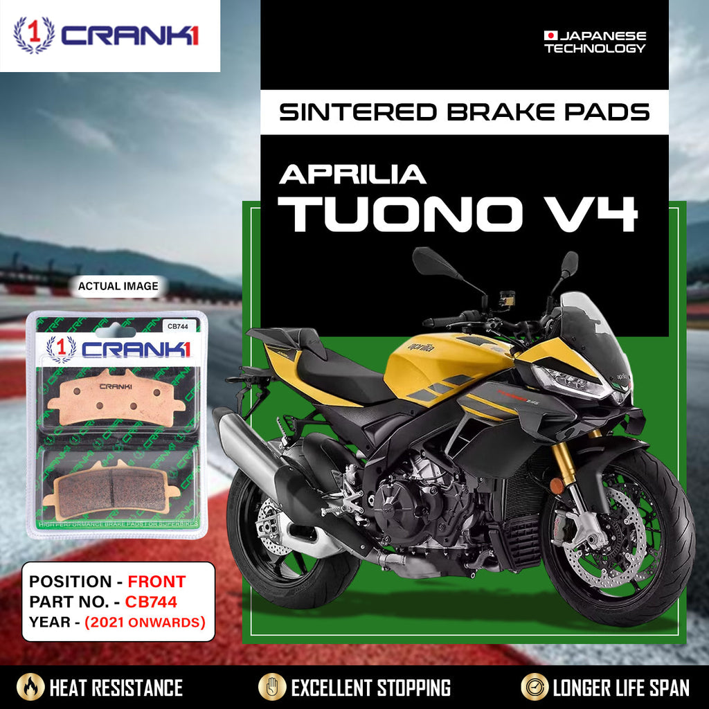 Sintered Brake Pads For Aprilia Tuono V4 (2021 Onwards) - Front - CB744 - 2 Sets  - CRANK1