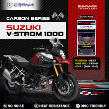Load image into Gallery viewer, Carbon Brake Pads For Suzuki V-Strom 1000 (2014-2016) - Rear - CFB914 - 1 Set - CRANK1