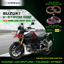 Load image into Gallery viewer, Fork And Dust Seals Kit For Suzuki V-Strom 1000 (2014-2019) - CRANK1