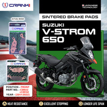 Load image into Gallery viewer, Sintered Brake Pads For Suzuki V-Strom 650 (2017-2022) - Front - CB922 + CB132 - 2 Sets - CRANK1