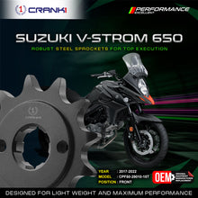 Load image into Gallery viewer, Sprocket For Suzuki V-Strom 650 (2017-2022)  - Front - CPF50-29010-15T - CRANK1