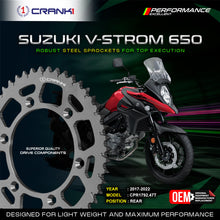 Load image into Gallery viewer, Sprocket For Suzuki V-Strom 650 (2017-2022) - Rear - CPR1792.47T - CRANK1