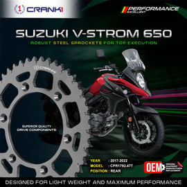 Sprocket For Suzuki V-Strom 650 (2017-2022) - Rear - CPR1792.47T - CRANK1