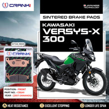 Load image into Gallery viewer, Sintered Brake Pads For Kawasaki Versys-X 300 (2017 Onwards) - Front - CB241 - 1 Set - CRANK1
