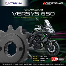 Load image into Gallery viewer, Sprocket For Kawasaki Versys 650 (2013-2021) - Front - CPF565.15T - CRANK1