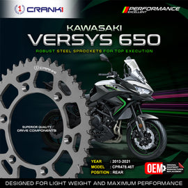 Sprocket For Kawasaki Versys 650 (2013-2021) - Rear - CPR478.46T - CRANK1