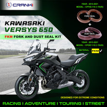 Load image into Gallery viewer, Fork And Dust Seals Kit For Kawasaki Versys 650 (2013-2021) - CRANK1