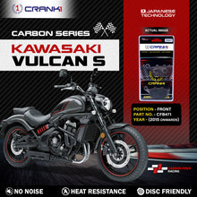 Load image into Gallery viewer, Carbon Brake Pads For Kawasaki Vulcan S (2015 Onwards) - Rear - CFB471 - 1 Set - CRANK1