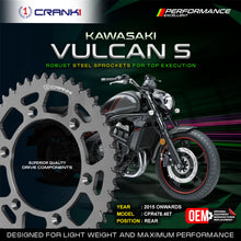 Load image into Gallery viewer, Sprocket For Kawasaki Vulcan S (2015 Onwards) - Rear - CPR478.46T - CRANK1