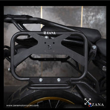 Load image into Gallery viewer, Zana-Royal Enfield Himalayan Saddle Stays V-2 With Jerry Can Mounting 450 - Black