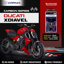 Load image into Gallery viewer, Carbon Brake Pads For Ducati XDiavel (2016-2020) - Rear - CFB902 - 1 Set - CRANK1