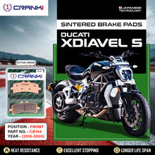 Load image into Gallery viewer, Sintered Brake Pads For Ducati XDiavel S (2016-2020) - Front - CB744 - 2 Sets - CRANK1