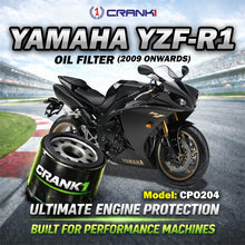 Load image into Gallery viewer, Oil Filter For Yamaha YZF-R1 (2009 Onwards) - CPO204 - CRANK1