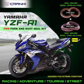 Fork And Dust Seals Kit For Yamaha YZF-R1 (2004-2006) - CRANK1