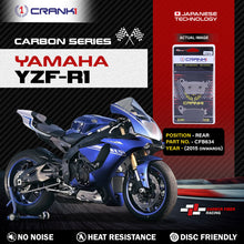 Load image into Gallery viewer, Carbon Brake Pads For Yamaha YZF-R1 (2015 Onwards) - Rear - CFB634 - 1 Set - CRANK1