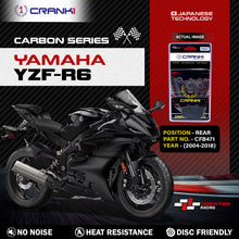 Load image into Gallery viewer, Carbon Brake Pads For Yamaha YZF-R6 (2004-2018) - Rear - CFB471 - 1 Set - CRANK1