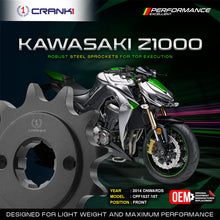 Load image into Gallery viewer, Sprocket For Kawasaki Z1000 (2014 Onwards) - Front - CPF1537.15T - CRANK1