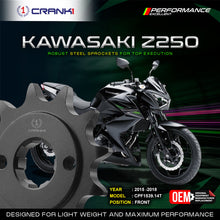 Load image into Gallery viewer, Sprocket For Kawasaki Z250 (2015-2018) - Front - CPF1539.14T - CRANK1