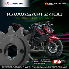 Load image into Gallery viewer, Sprocket For Kawasaki Z400 (2019 Onwards) - Front - CPF50-32070-14T - CRANK1