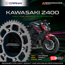 Load image into Gallery viewer, Sprocket For Kawasaki Z400 (2019 Onwards) - Rear - CPR486.41T - CRANK1