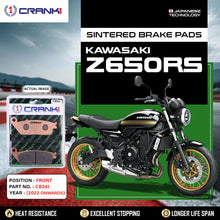 Load image into Gallery viewer, Sintered Brake Pads For Kawasaki Z650RS (2022 Onwards) - Front - CB241 - 1 Set - CRANK1