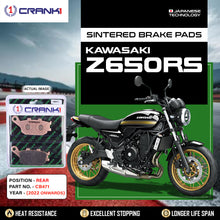 Load image into Gallery viewer, Sintered Brake Pads For Kawasaki Z650RS (2022 Onwards) - Rear - CB471 - 1 Set - CRANK1