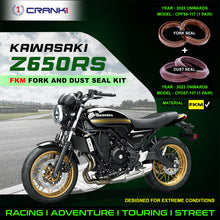 Load image into Gallery viewer, Fork And Dust Seals Kit For Kawasaki Z650RS (2022 Onwards) - CRANK1