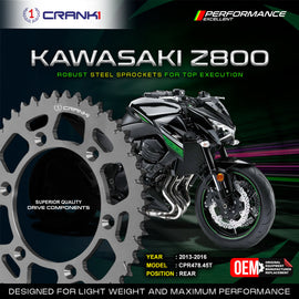 Sprocket For Kawasaki Z800 (2013-2016) - Rear - CPR478.45T - CRANK1